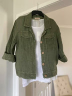 Italian Province Perenna Linen Jacket