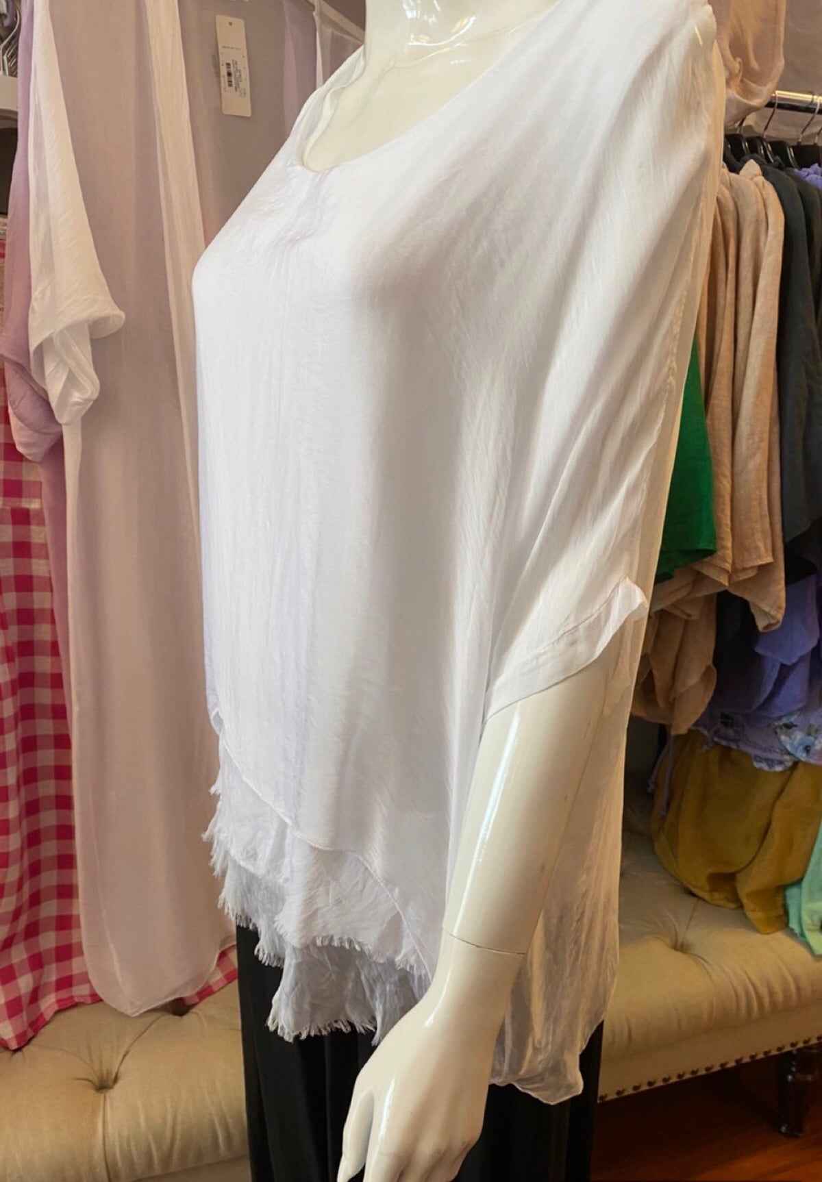 Made in Italy Lavinia Silk Top