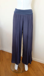 Made In Italy Odette Silk Pants