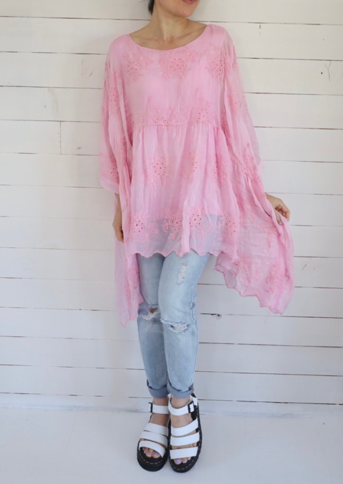 Made In Italy Eve Lace Top