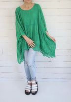 Made In Italy Eve Lace Top