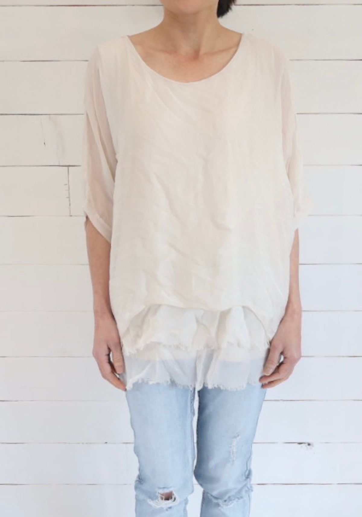 Made in Italy Lavinia Silk Top