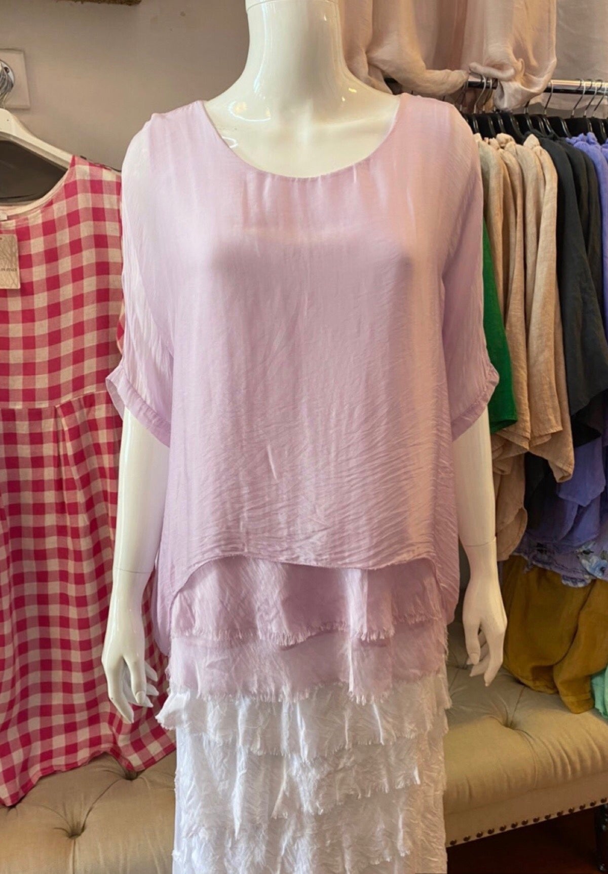 Made in Italy Lavinia Silk Top