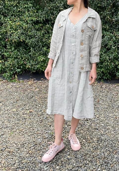 Italian Province Perenna Linen Jacket