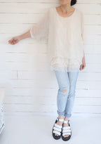 Made in Italy Lavinia Silk Top