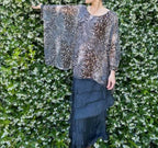 Made In Italy Messina Layered Maxi Silk Skirt