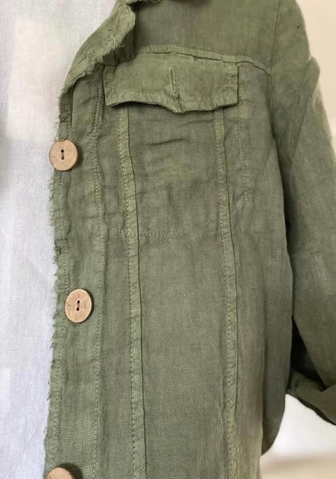 Italian Province Perenna Linen Jacket