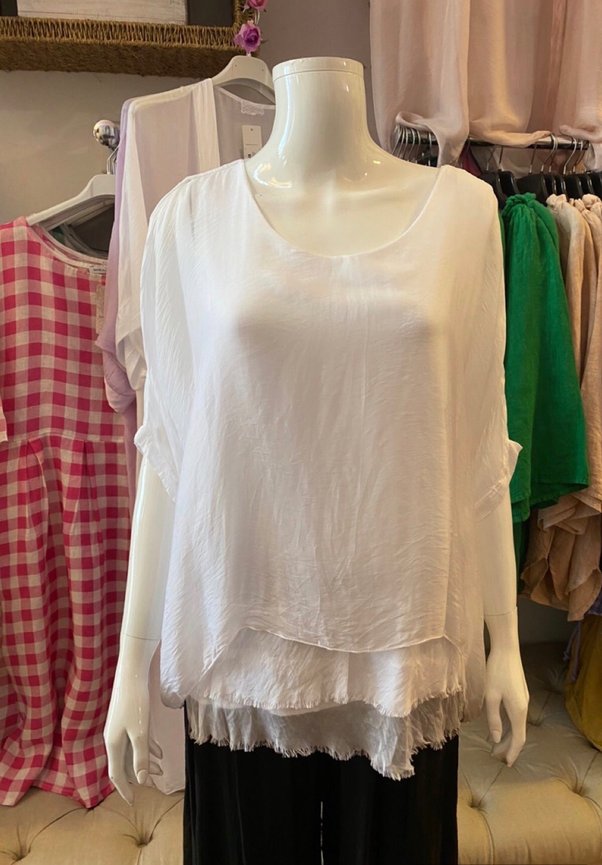 Made in Italy Lavinia Silk Top