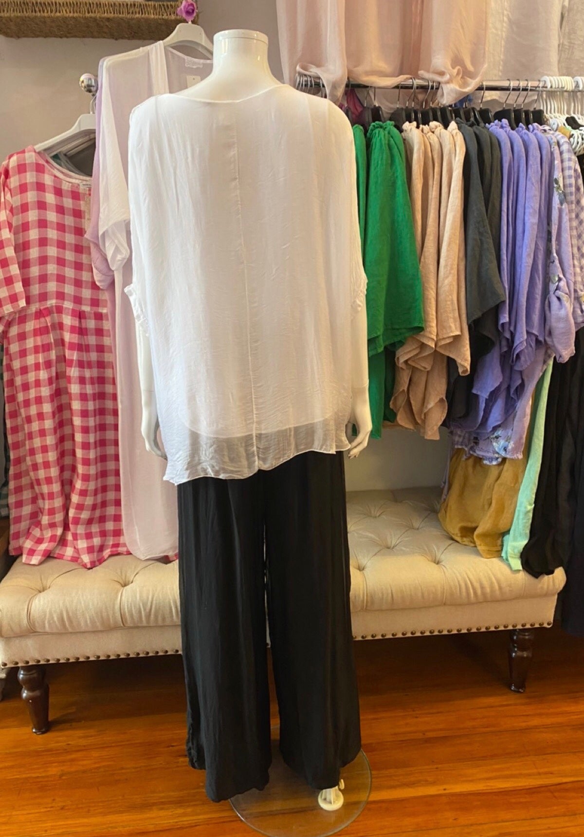 Made in Italy Lavinia Silk Top