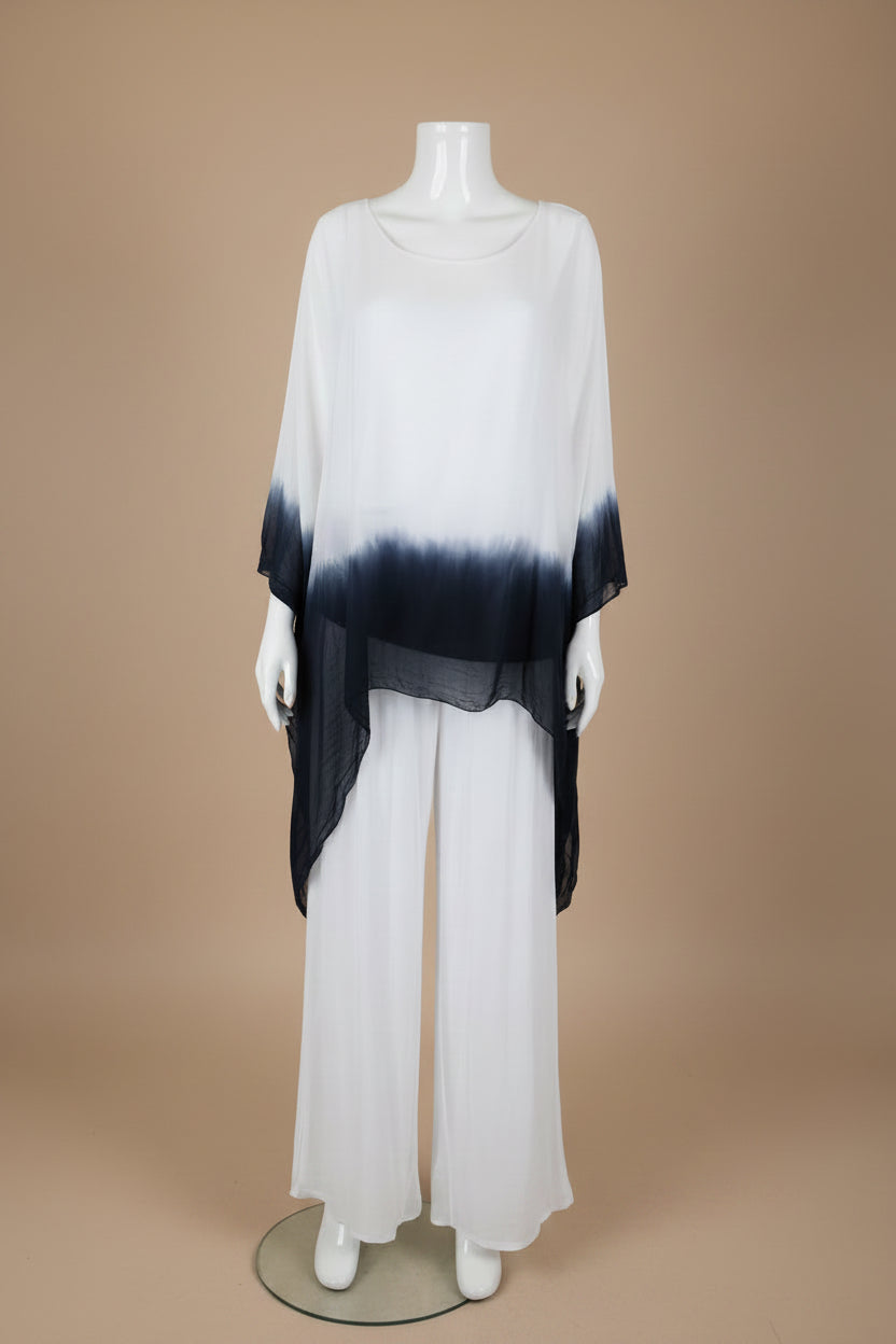 Made In Italy Odette Silk Pants