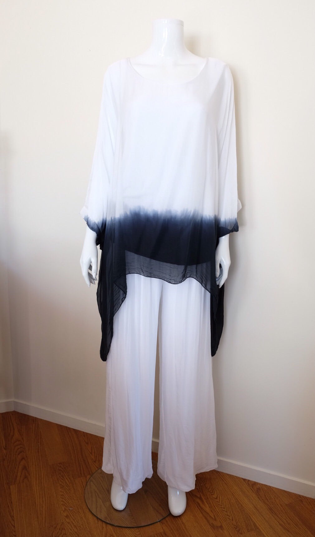 Made In Italy Odette Silk Pants