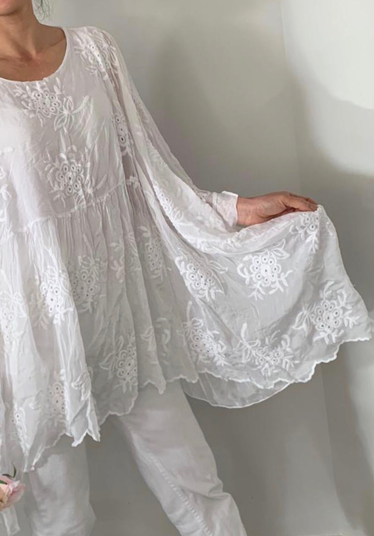 Made In Italy Eve Lace Top