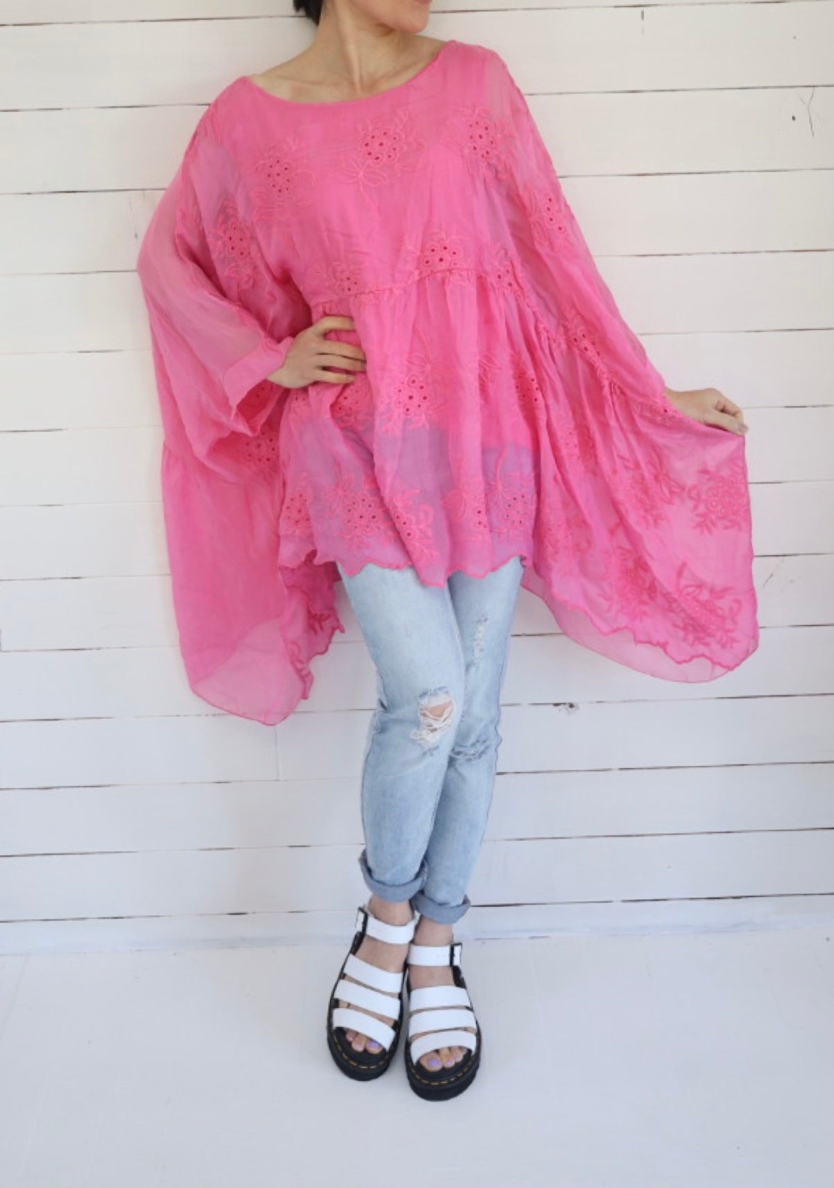 Made In Italy Eve Lace Top