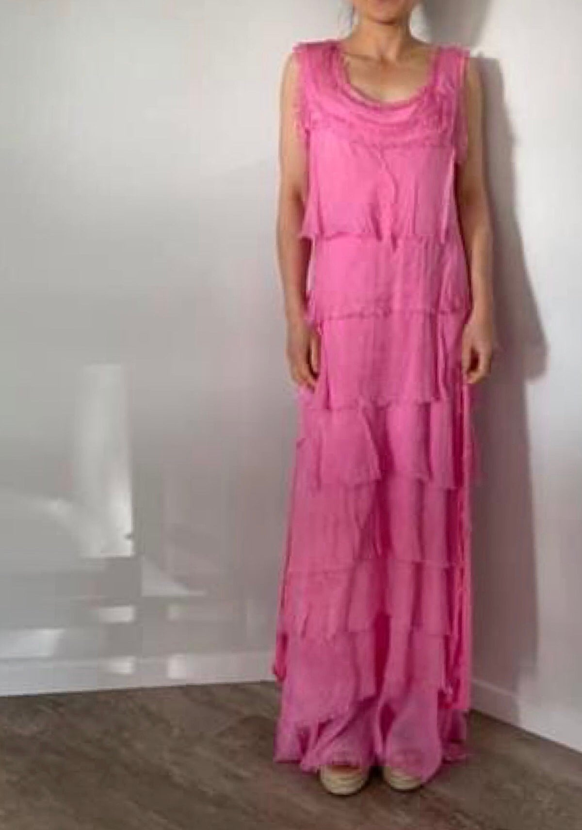 Made In Italy Elisa Silk Dress
