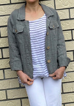 Italian Province Perenna Linen Jacket