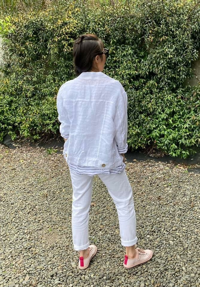 Italian Province Perenna Linen Jacket