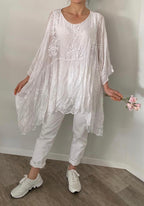 Made In Italy Eve Lace Top