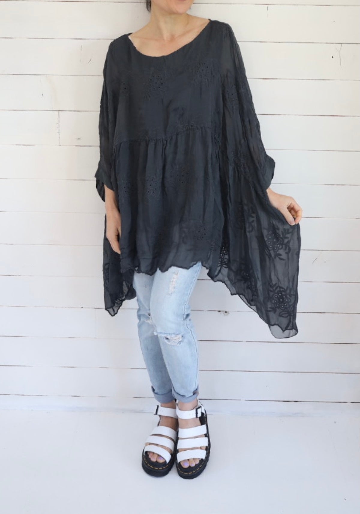 Made In Italy Eve Lace Top