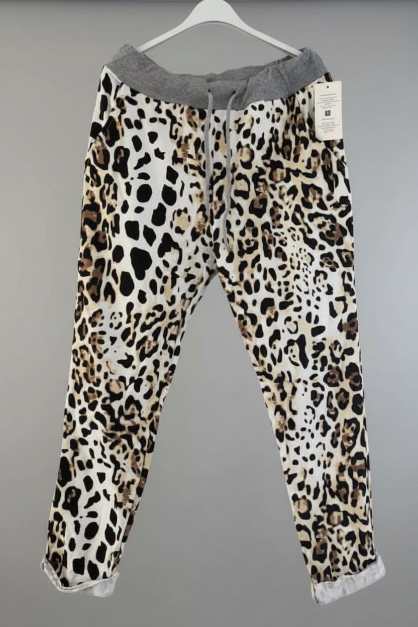 Made in Italy Gina Animal Print Jeggings