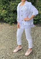 Italian Province Perenna Linen Jacket