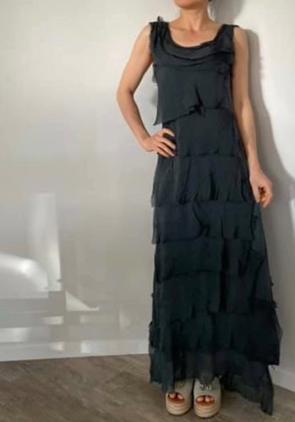 Made In Italy Elisa Silk Dress