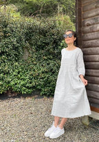 Italian Province Stephanie Check Dress