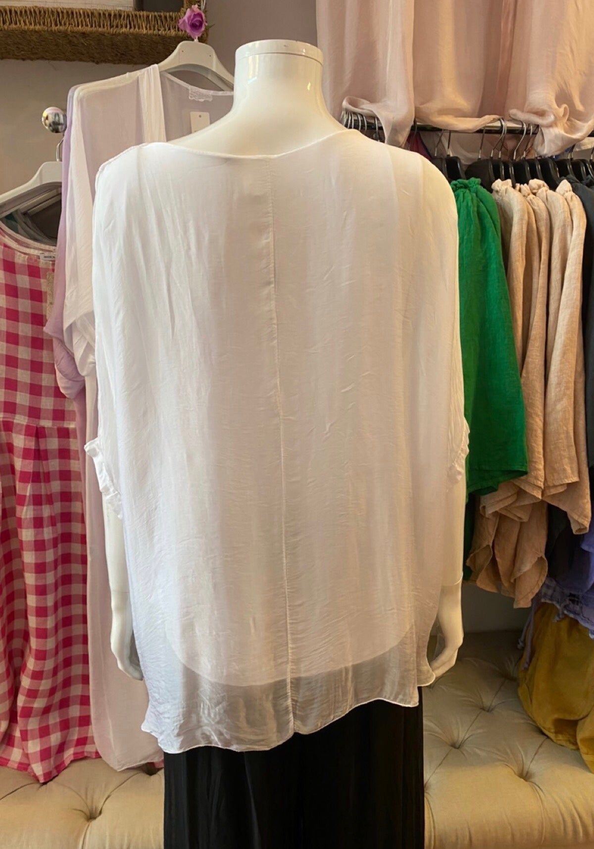 Made in Italy Lavinia Silk Top