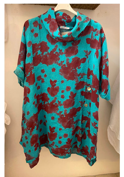 Made In Italy Ava Rose Tunic/ Top