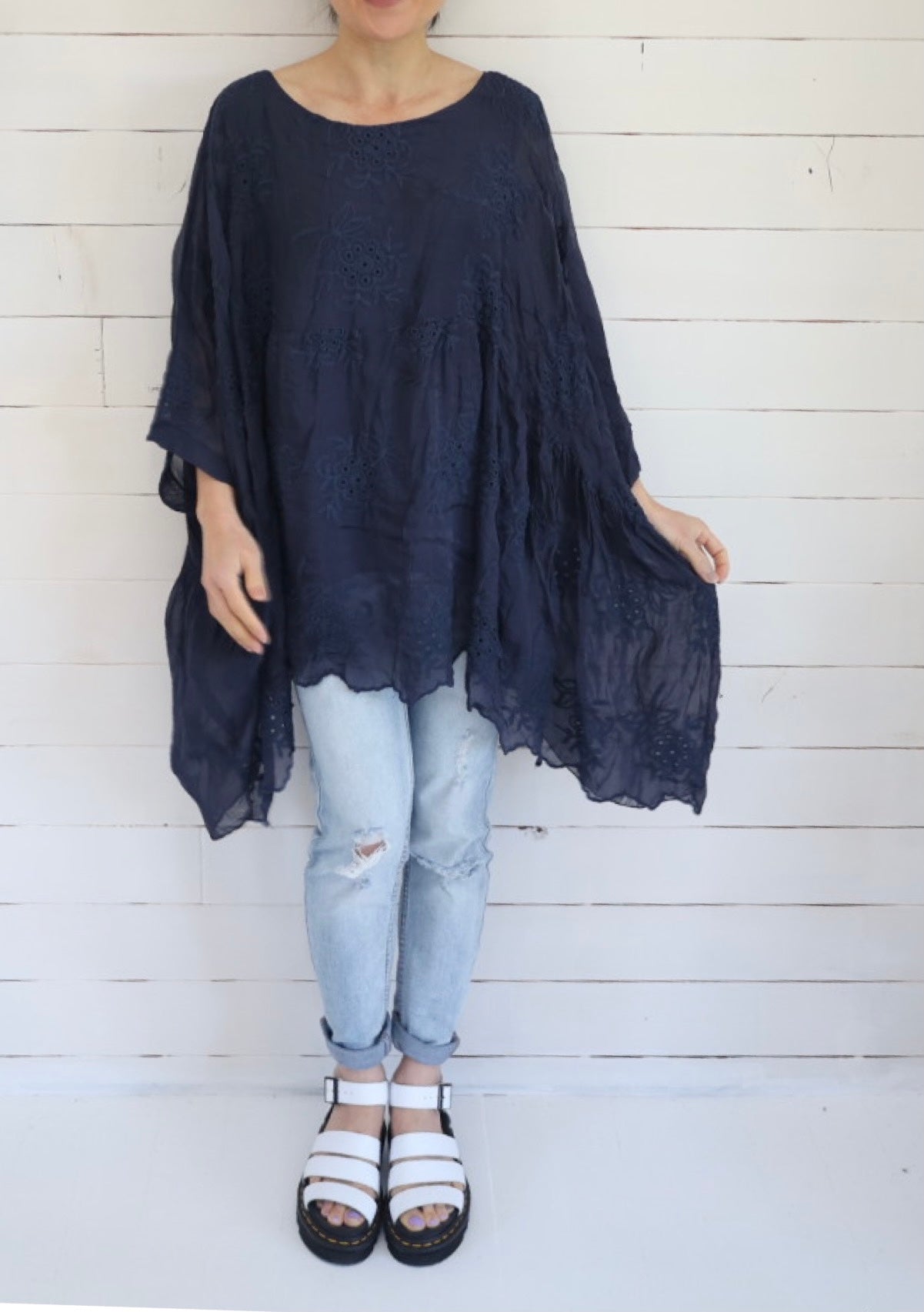 Made In Italy Eve Lace Top