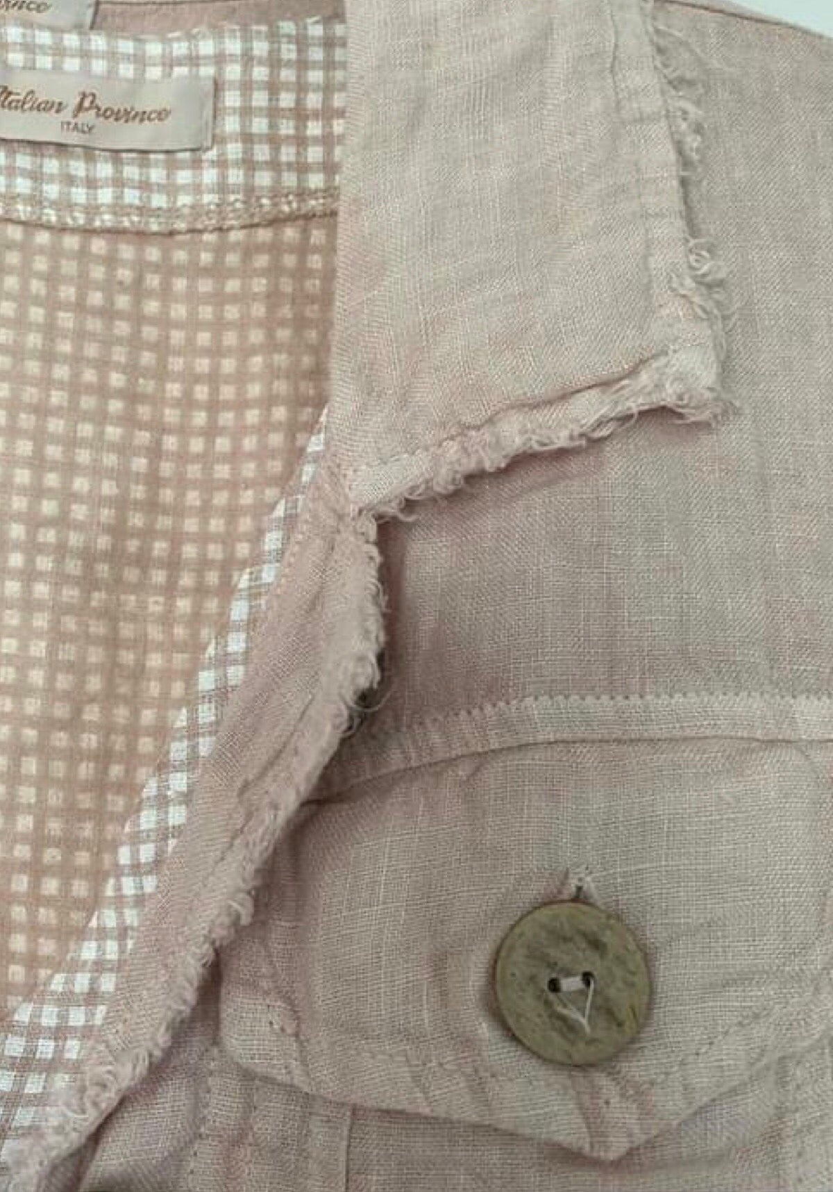 Italian Province Perenna Linen Jacket